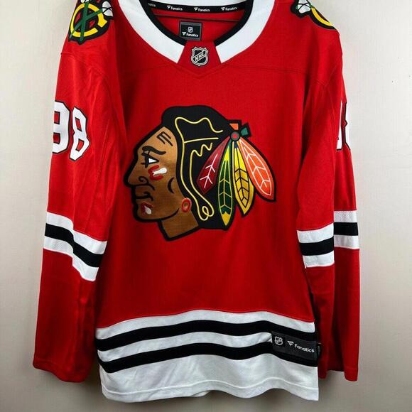 NWOT Connor Bedard #98 Chicago Blackhawks 2017 NHL Men's Breakaway Jersey Size L - Picture 1 of 8